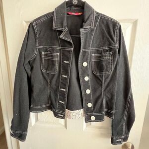 SO cropped black jacket Size M‎